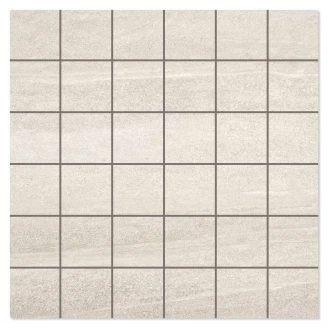 Mosaikkflis <strong>Biron</strong>  Lys Grå Matt 30x30 (5x5) cm